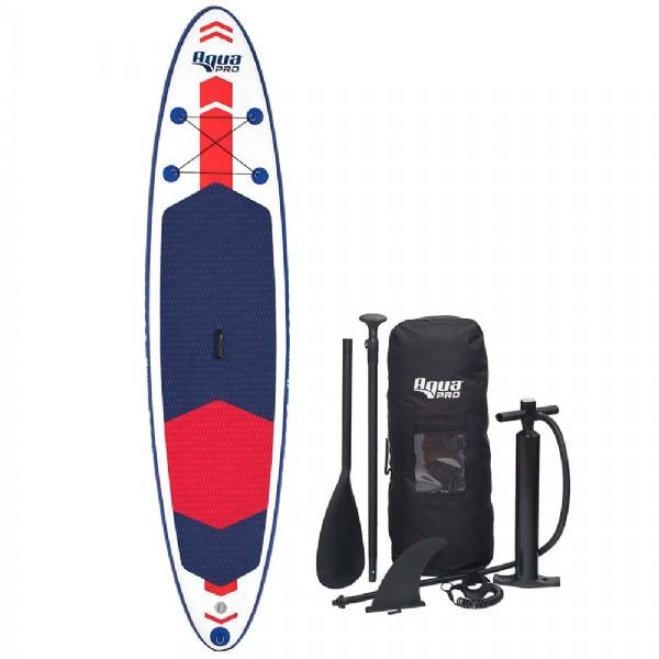 Aqua Leisure 11 Ft Inflatable Stand-Up Paddleboard Drop Stitch W/Oversized