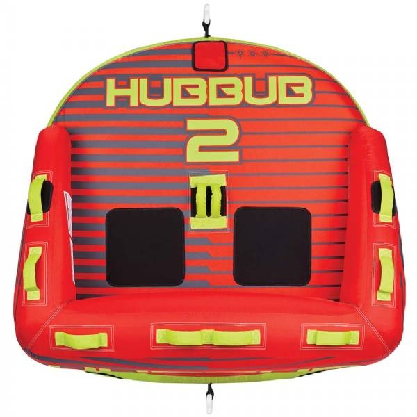 Full Throttle Hubbub 2 Towable Tube - 2 Rider - Red