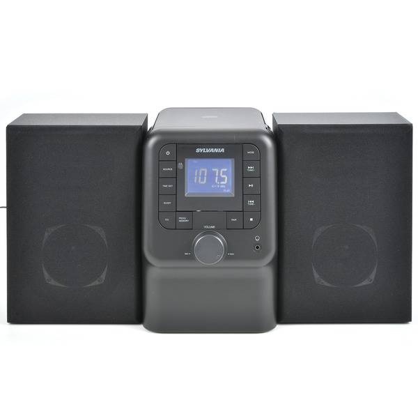 Sylvania Bluetooth Micro System With Fm Radio And Cd Player (Black)
