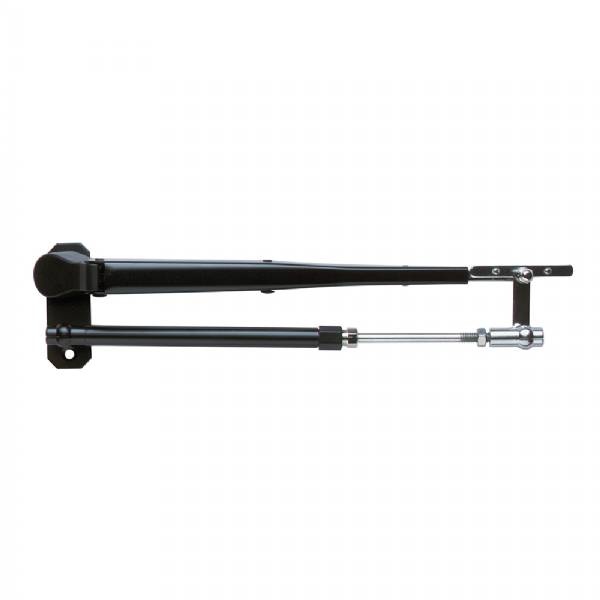 Marinco Wiper Arm, Deluxe Black Stainless Steel Pantographic - 12Inch-