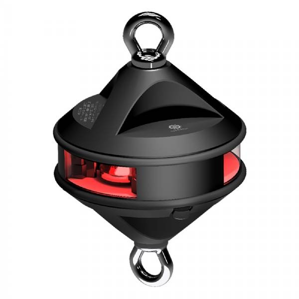 Lopolight Series 200-014 - Hoist Light - 2Nm - Red - Black Housing