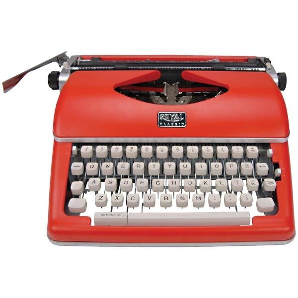 Royal Classic Manual Typewriter (Red)