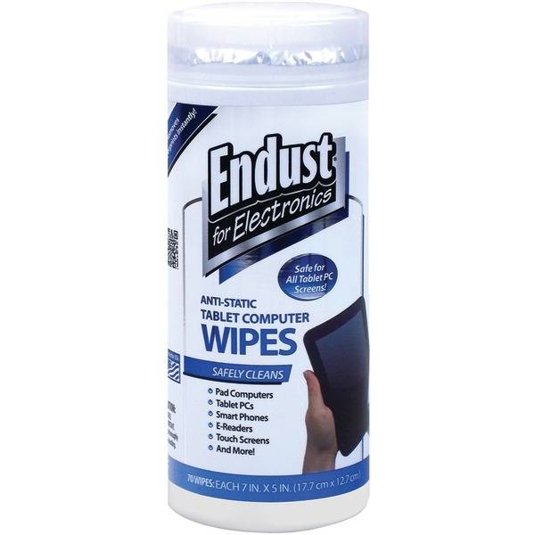 Endust Tablet Wipes, 70-Ct
