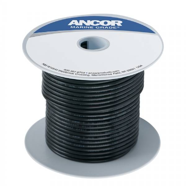 Ancor Black 12 Awg Primary Wire - 1,000 Ft