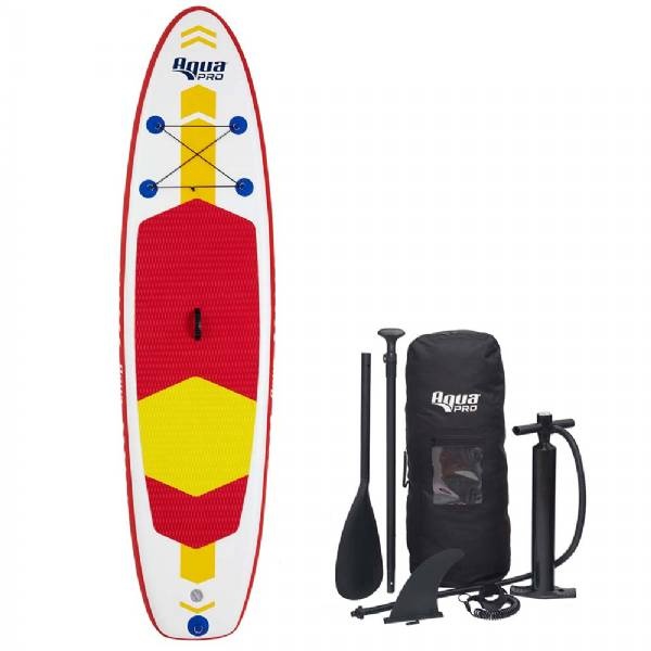 Aqua Leisure 10 Ft Inflatable Stand-Up Paddleboard Drop Stitch W/Oversized