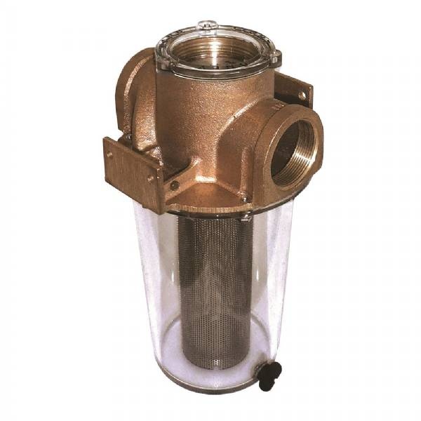 Groco Arg-1000 Series 1Inch Raw Water Strainer W/Stainless Steel Bas