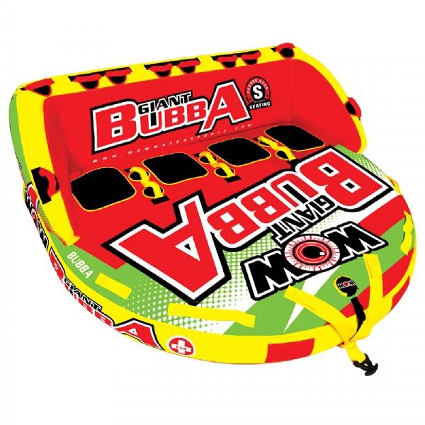 Wow World Of Watersports Giant Bubba Hi-Vis 4P Towable - 4 Person