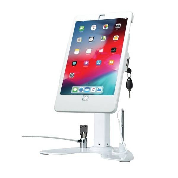 Cta Digital Dual Security Kiosk Stand With Locking Case And Cable For 10.2