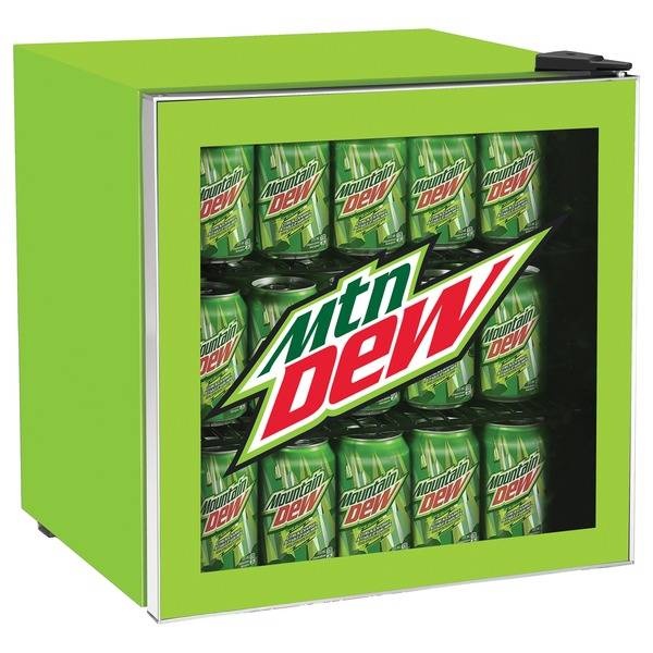 Mountain Dew 1.8 CubicFoot Compact Refrigerator With Glass Door