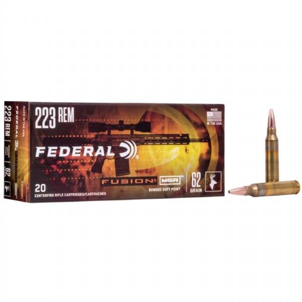 Federal Federal Fusion Msr 223 Remington 62 Grain 20 Count