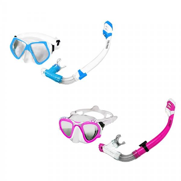 Aqua Leisure Gemini Pro Adult Combo Dive Set Mask And Snorkel Assorted Colo