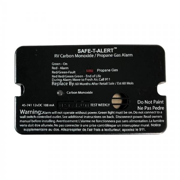 Safe-T-Alert 45-Series Combo Carbon Monoxide Propane Alarm Surface Mount -