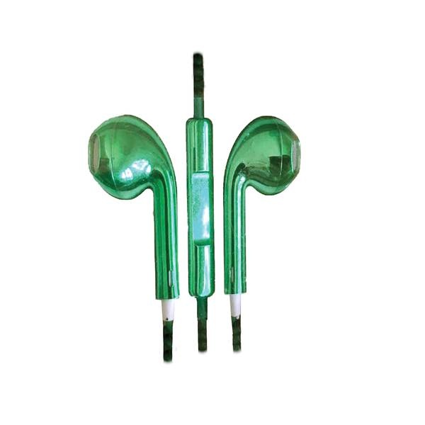 At&T In-Ear Wired Stereo Earbuds With Microphone (Green)