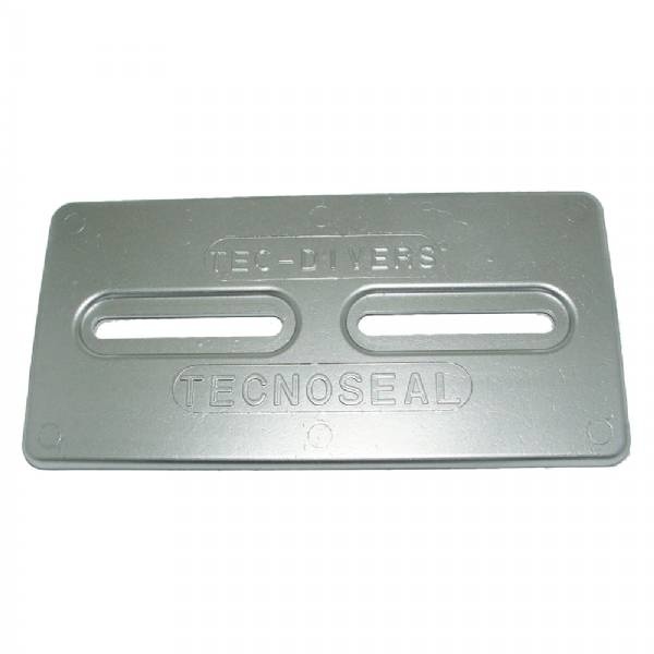 Tecnoseal Aluminum Plate Anode - 12Inch X 6Inch X 1/2Inch