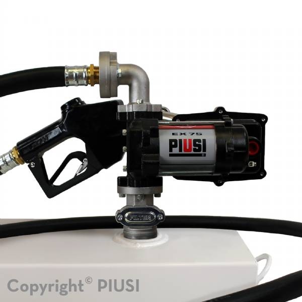 Piusi Ex75 12V 20Gpm Ul Fuel Pump Basic Plus