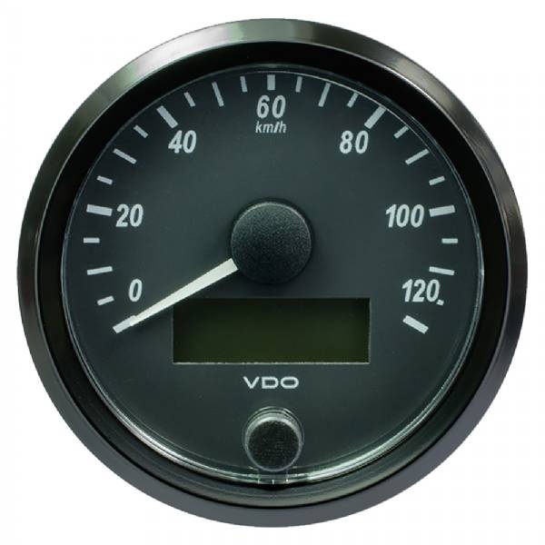 Vdo Singleviu 80Mm (3-1/8Inch) Speedometer - 140Mph