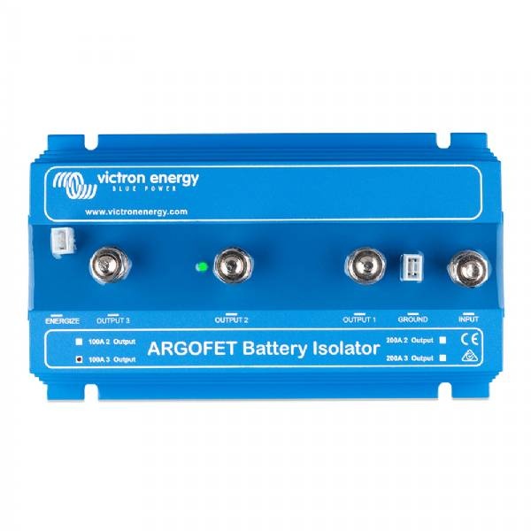 Victron Energy Victron Argo Fet Isolator 100-3 3 Batteries 100 Amp