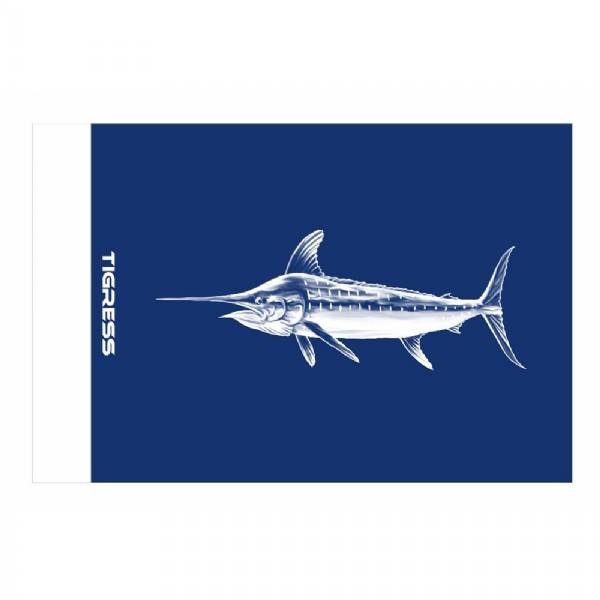 Tigress Blue Marlin Release Flag - 12Inch X 18Inch