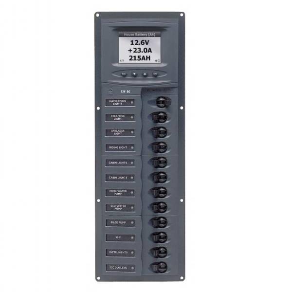 Bep Marine 12 Way Dc Circuit Breaker Panel