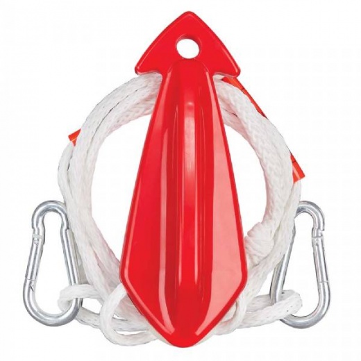 Full Throttle 8 Ft Ski/Tube Tow Harness W/Pulley - White