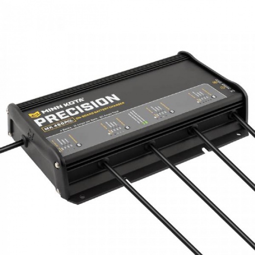Minn Kota On-Board Precision Charger Mk-460 Pcl 4 Bank X 15 Amp Li Optimized Charger