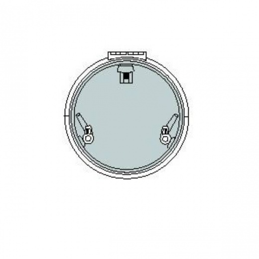 Lewmar Size 22 Low Profile Hatch Flange Base