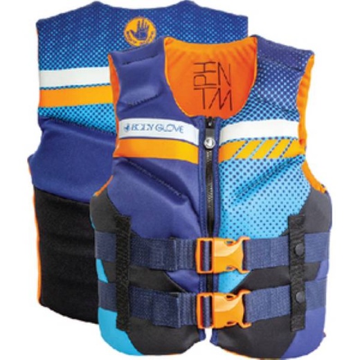 Body Glove Youth Phantom Blue/Orange Evoprene Vest