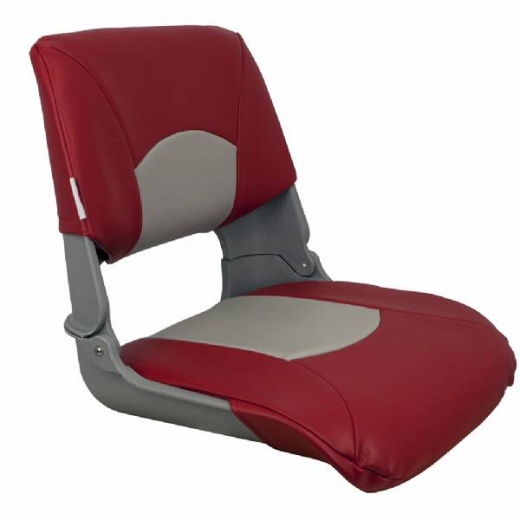 Springfield Marine Springfield Skipper Standard Seat Fold Down Gray/Red