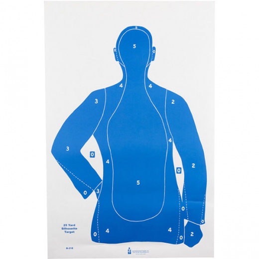 Action Targets Action Tgt B 21E Blue 100Pk - High-Quality Shooting Targets for the Serious Shooter