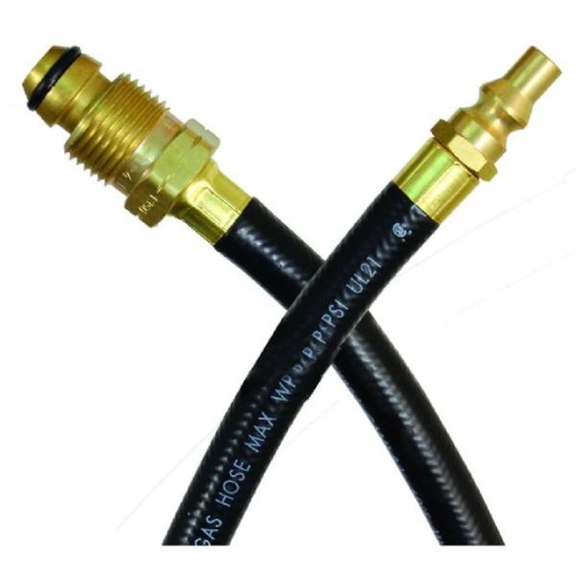 Jr Products 1/4 OEM RV Appl Hose 60 - UL/ CSA Approved Rubber RV Appliance Hose