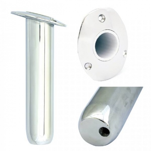 Tigress Oval Head Closed Base Rod Holder - 0 Deg - 9Inch