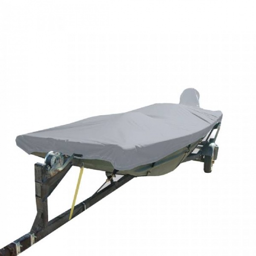 Carver Performance Poly-Guard Styled-To-Fit Boat Cover for 16.5 Ft Open Jon Boats