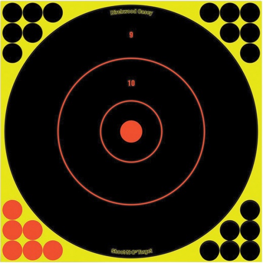 Birchwood Casey B/C Sht-N-C Rnd Bullseye Tgt 5-12