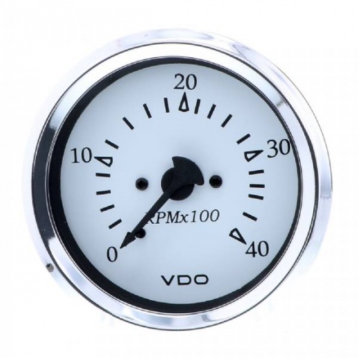 VDO Cockpit Marine 85MM Diesel Tachometer - Alternator