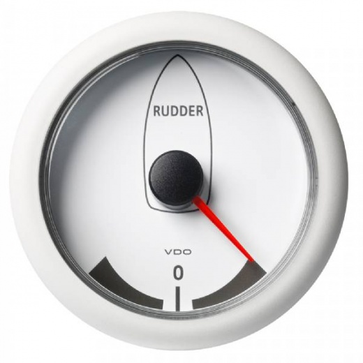 VDO Marine 3-3/8Inch (85 Mm) Viewline Rudder Angle Indicator -45°/+45°