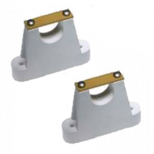 Morad M9 Bulkhead Mount with Anodized Straps - 1.5 in Mast