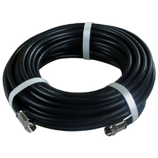 Jr Products 50 RG6 Coax W/Comprn End