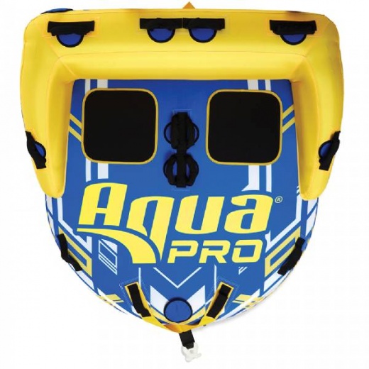 Aqua Leisure Aqua Pro 65Inch Two-Rider Towable with Backrest