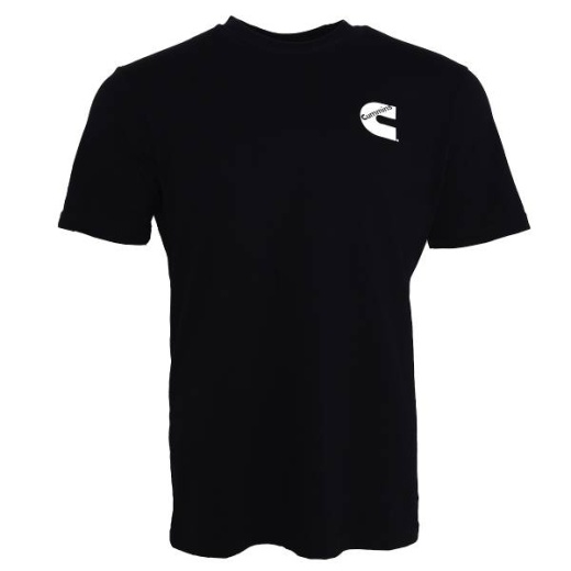 Cummins Mens SS T Shirt Black XL