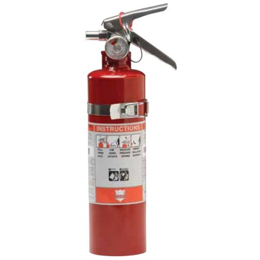 Shield 10B-C 2.5 Lb Fire Extinguisher - Commercial Hazard Protection Made Easy