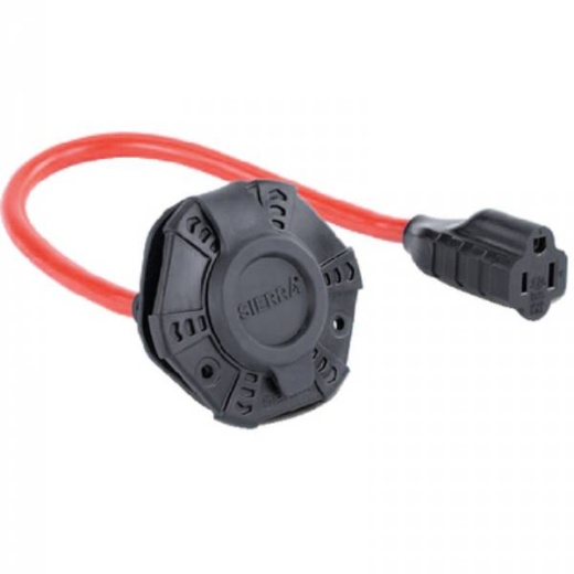 Dometic AC Inlet Port with 6ft Extension Cord - Sierra AC12400 15A