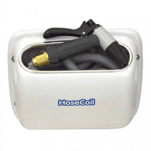 Hosecoil Side Mount Expandable Enclosure w/25 Prime-Hose and Rubber Tip Nozzle