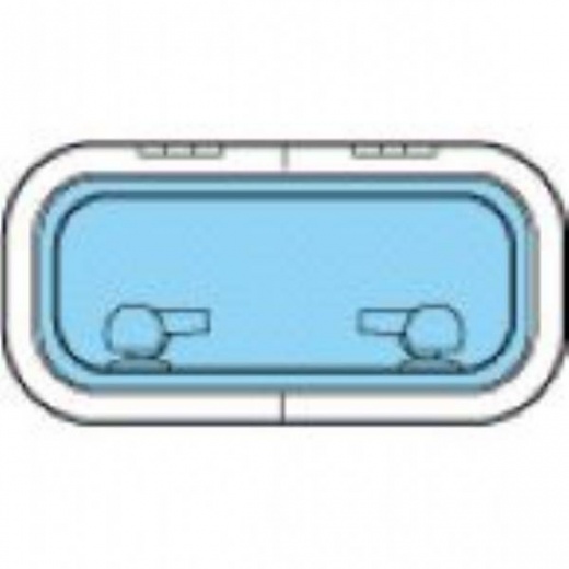 Lewmar Size 41 Low Profile Hatch Flange Base