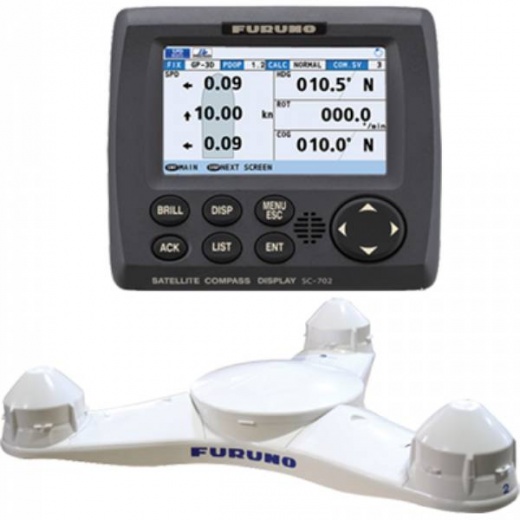 Furuno Satellite Compass - 4.3 LCD, 3 Antenna