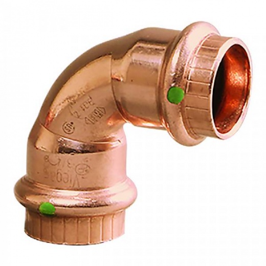 Viega Propress 1-1/2Inch - 90,Deg Copper Elbow - Double Press Connection
