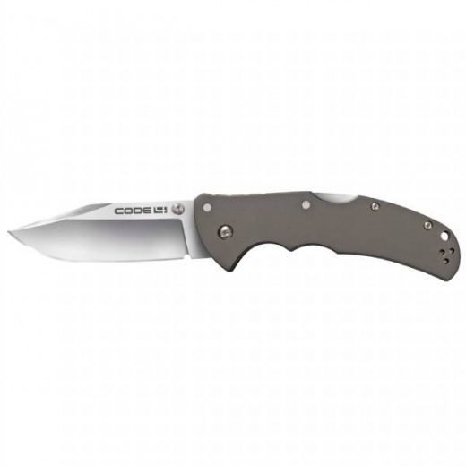 Cold Steel Code 4 Clip Pt Plain Edge Folding Knife