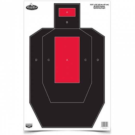 Birchwood Casey B/C Dirty Bird IPSC Practice Target 3Pk