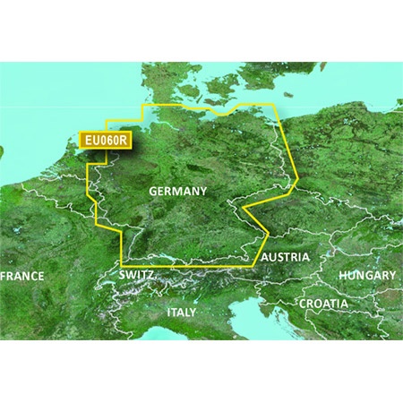 Garmin Europe - Germany Inland Waters BlueChart g3 HD Map on SD Card