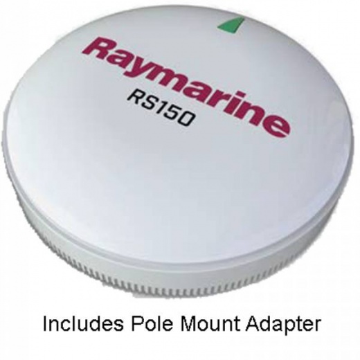 Raymarine Rs150 GPS Antenna with Pole Mount Kit