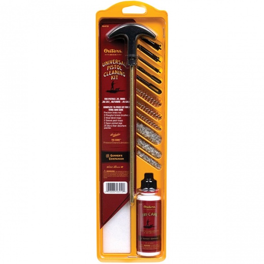 Outers Standard Universal Pistol Cleaning Kit with Brushes